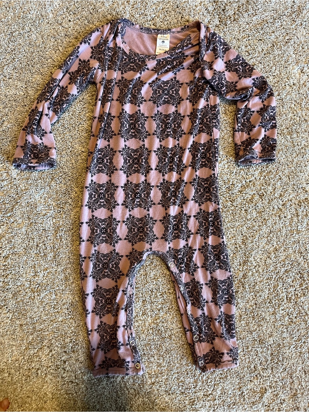 Kate Quinn purple romper 18-24month
